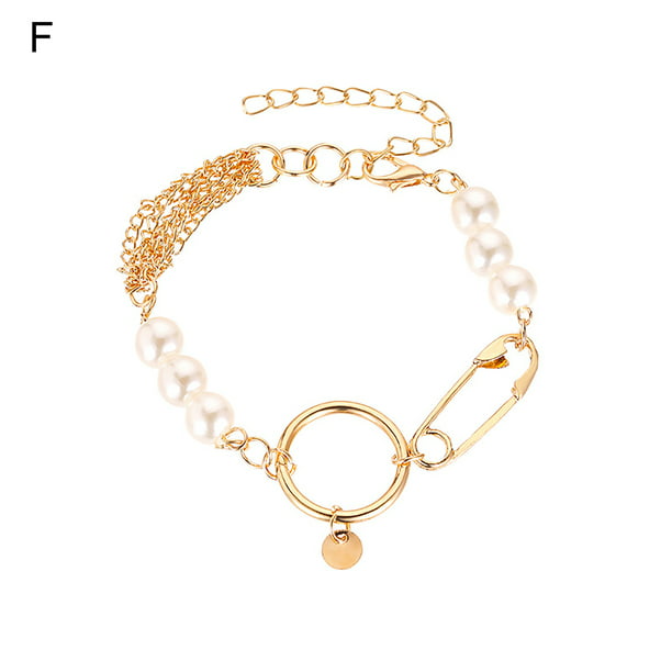 Women Fashion Jewelry Chain Bangles Twist Circle Bracelets Gift Supply T